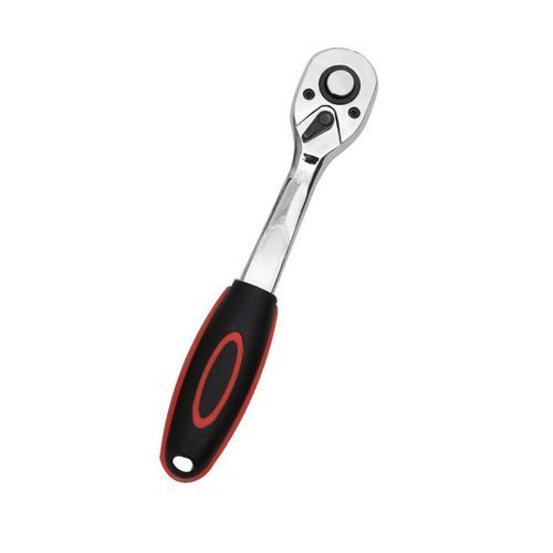 24 Teeth 1/4 3/8 1/2 In H Adjustable Extension Rat Het Handle Wren H Long Rotating Teles Opi  So Ket Rat Het Wren H Spanner-Silver And Black-1/2