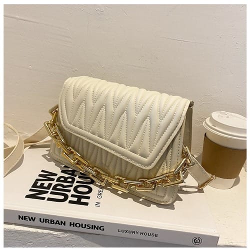 Woman Fashion Hand Bag  _ White