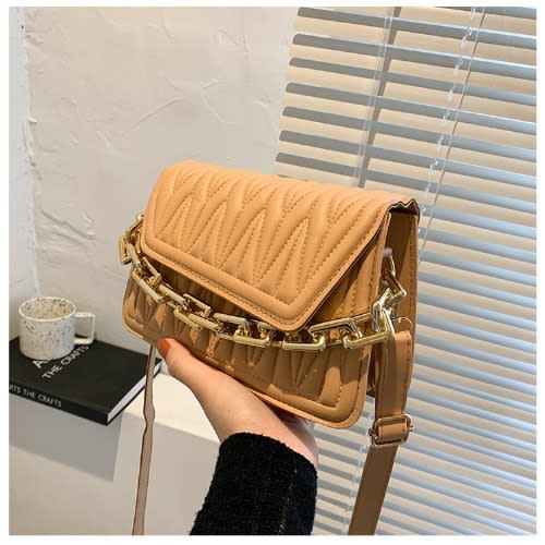 Woman Fashion Hand Bag- Brown
