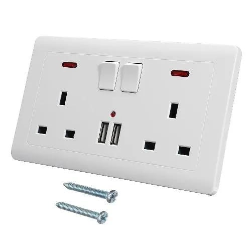Wall Socket Power Adapter With Usb