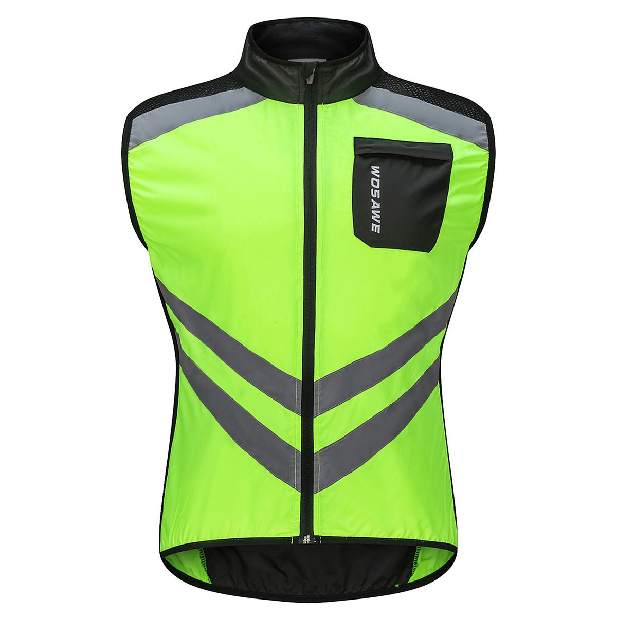 Men Cycling Vest Foldable Quick Dry Breathable Reflective