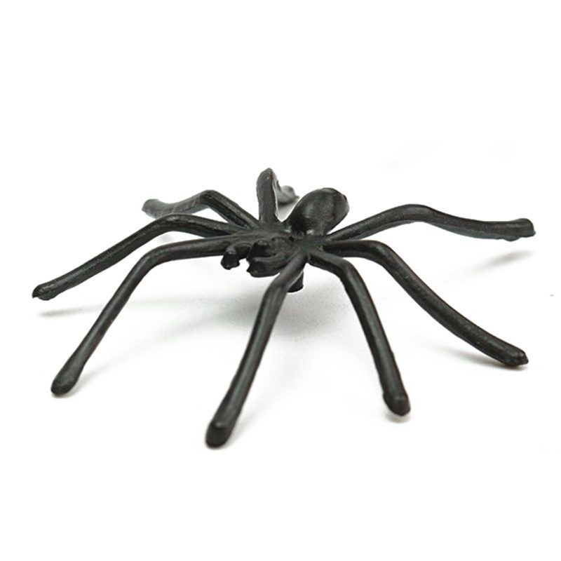 20pc Halloween Fake Spider Joking Toy Party Prop Insects
