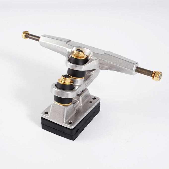 2PCS ALUMINUM SKATEBOARD TRUCKS - 6.25INCH SKATE BOARD TRUCKS White