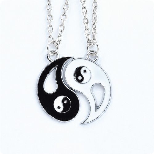 2 In 1 Couples/friendship Necklaces