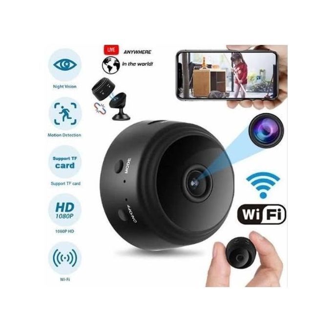 A9 WiFi 1080p Full HD NightVision Wireless IP Hidden Camera