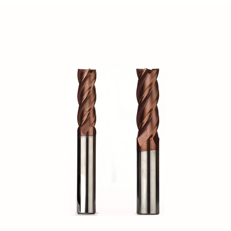 D4 L75 Sharp Corner End Milling Tool Machine Parts 4 Flute Square 35 Degree Carbide Lathe Cutter
