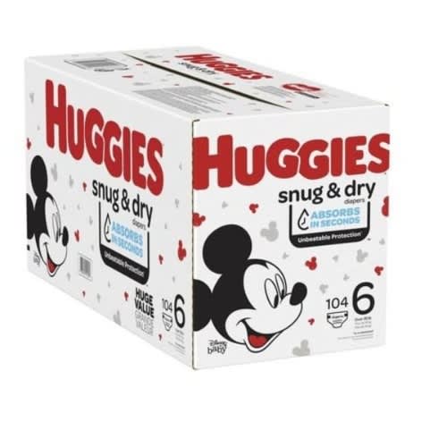 Huggies Snug & Dry Diapers - Size 6 - 120 Count