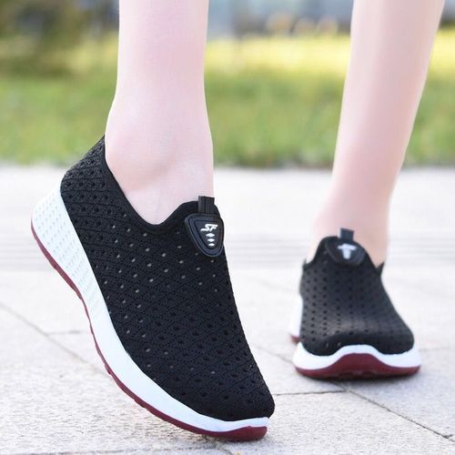 Big Size Men Leather Casual Loafers Driving Shoes-black
