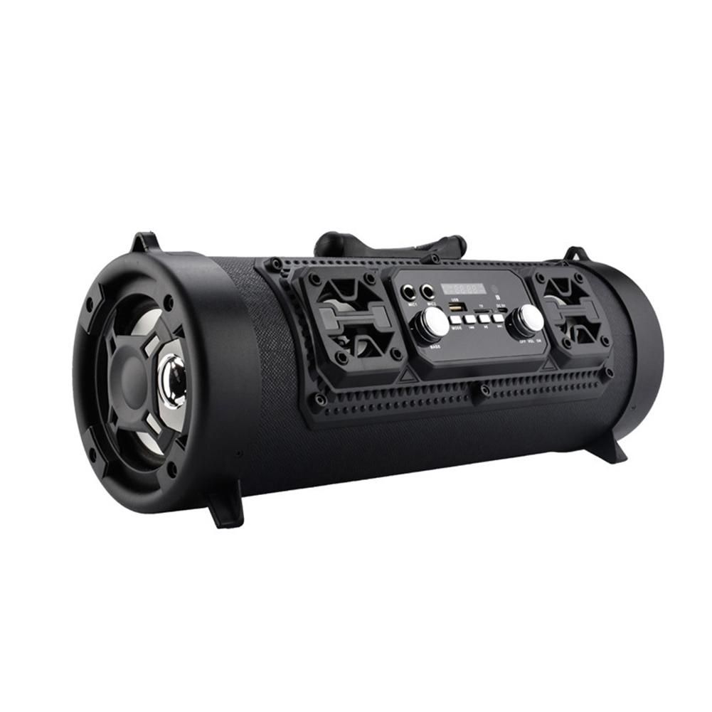 Outdoor Portable Wireless Bluetooth-compatible Speaker-Black