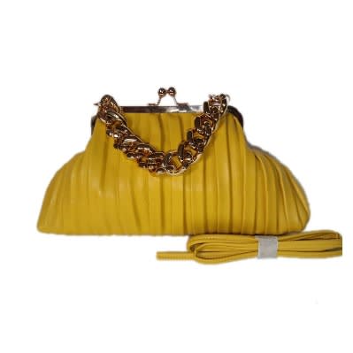 Ladies Leather Bag With Chain