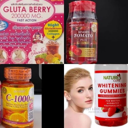 + Min&min Tomato + Vit C-1000mg + Whitening Gummies