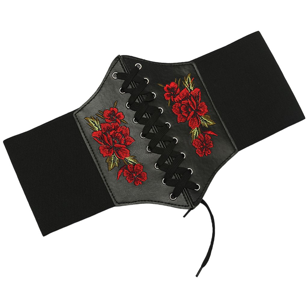 Fashion Women Wide Elastic Waist Belt Corset For Skirt Ladies