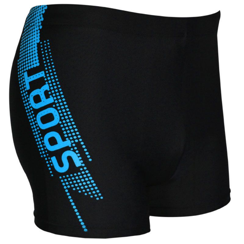 2021 Men Swim Trunks Boxer Adult Swimming Trunks Plus Swim Shorts Men's High