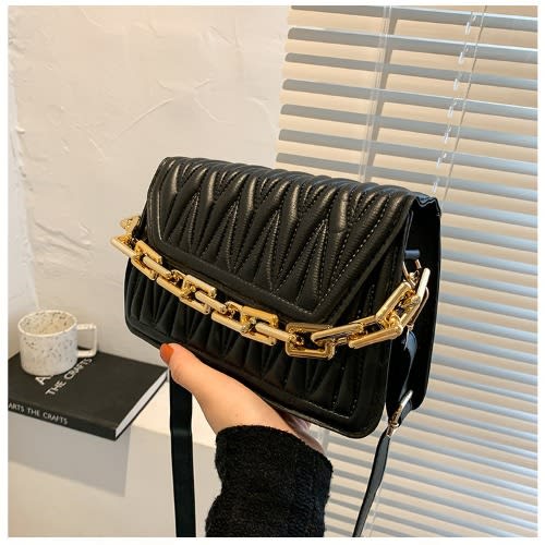 Premium Quality  Ladies Crossbody Hand Bag- Black