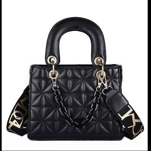 Quilted Design Women Shoulder Hand Bag