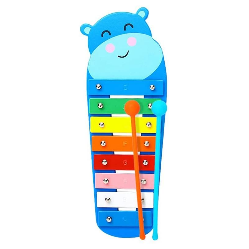 Kids Musical Instruments Hand Knock Xylophone Octave Wood