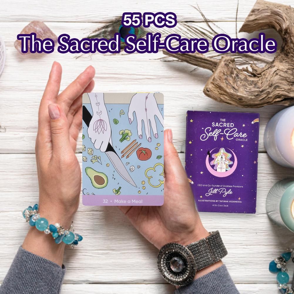 Oracle Full Self-Care Set 55PCS Sacred Set The Cards Tarot
