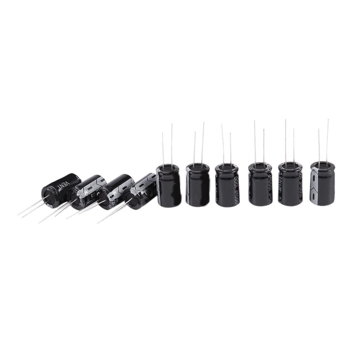 10 Pcs 35V 1000uF 105C Radial Lead Electrolytic Capacitor