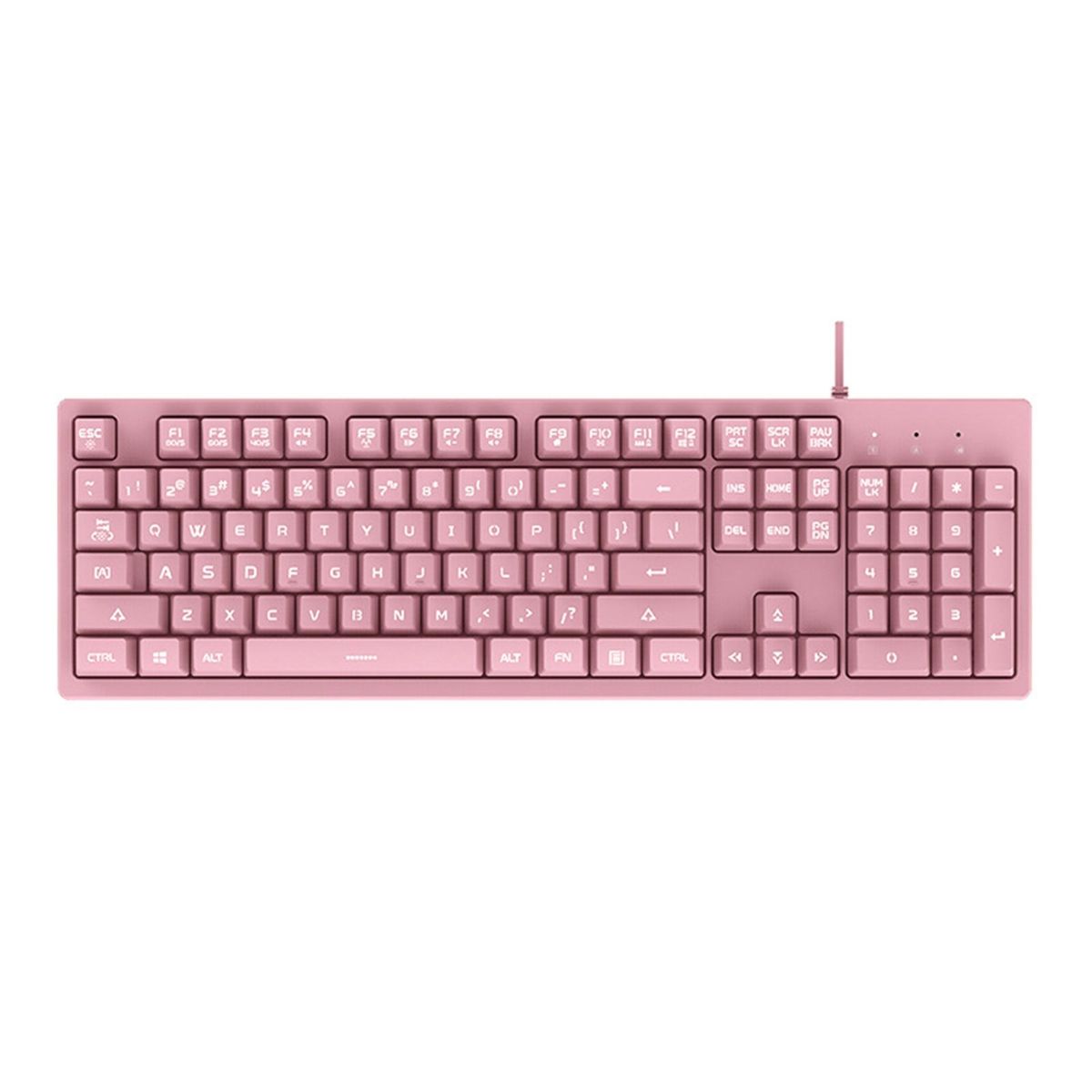 104Pcs Universal Wear-resistant Round-shape Keycaps-Yellow