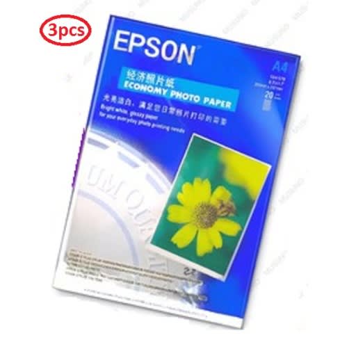Economy Photo Paper For Inkjet Printer - 20sheets X 3packs