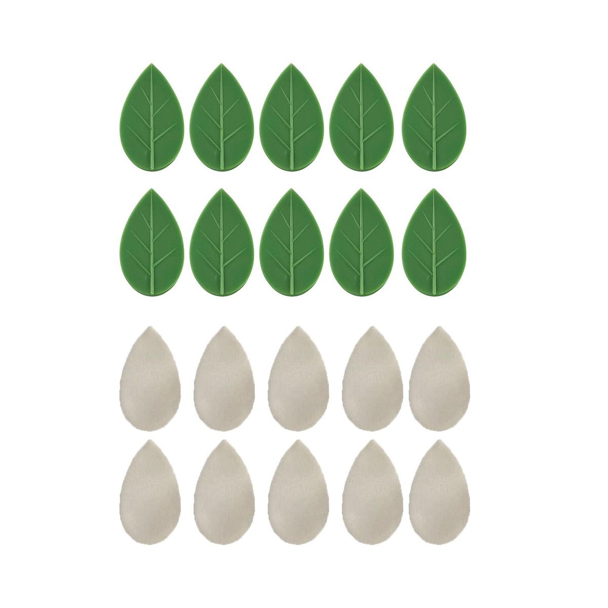 10pcs Adhesive Wall Clips for Plant Climbing Indooroutdoor Vine Green
