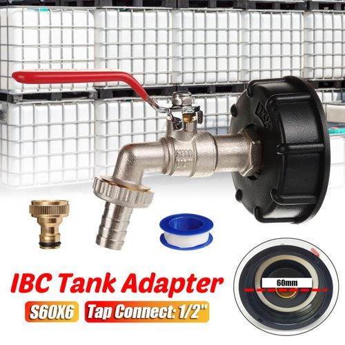 IBC Tank Adapter S60X6 To 1/2
