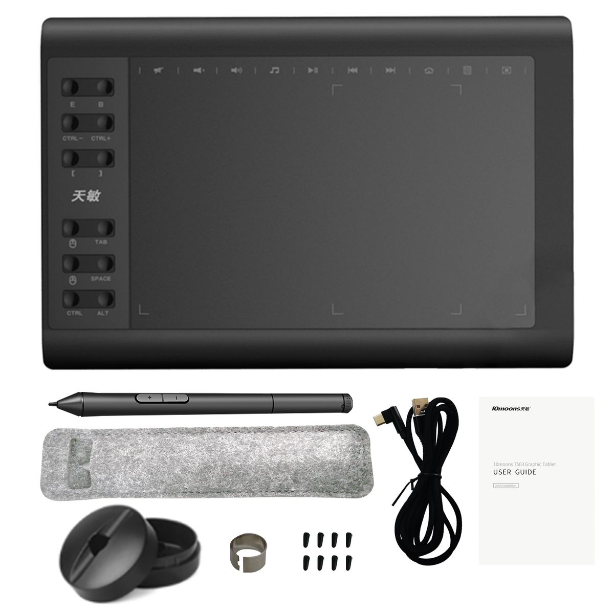 G10 Digital Art Graphics Drawing Tablet 10X6inch