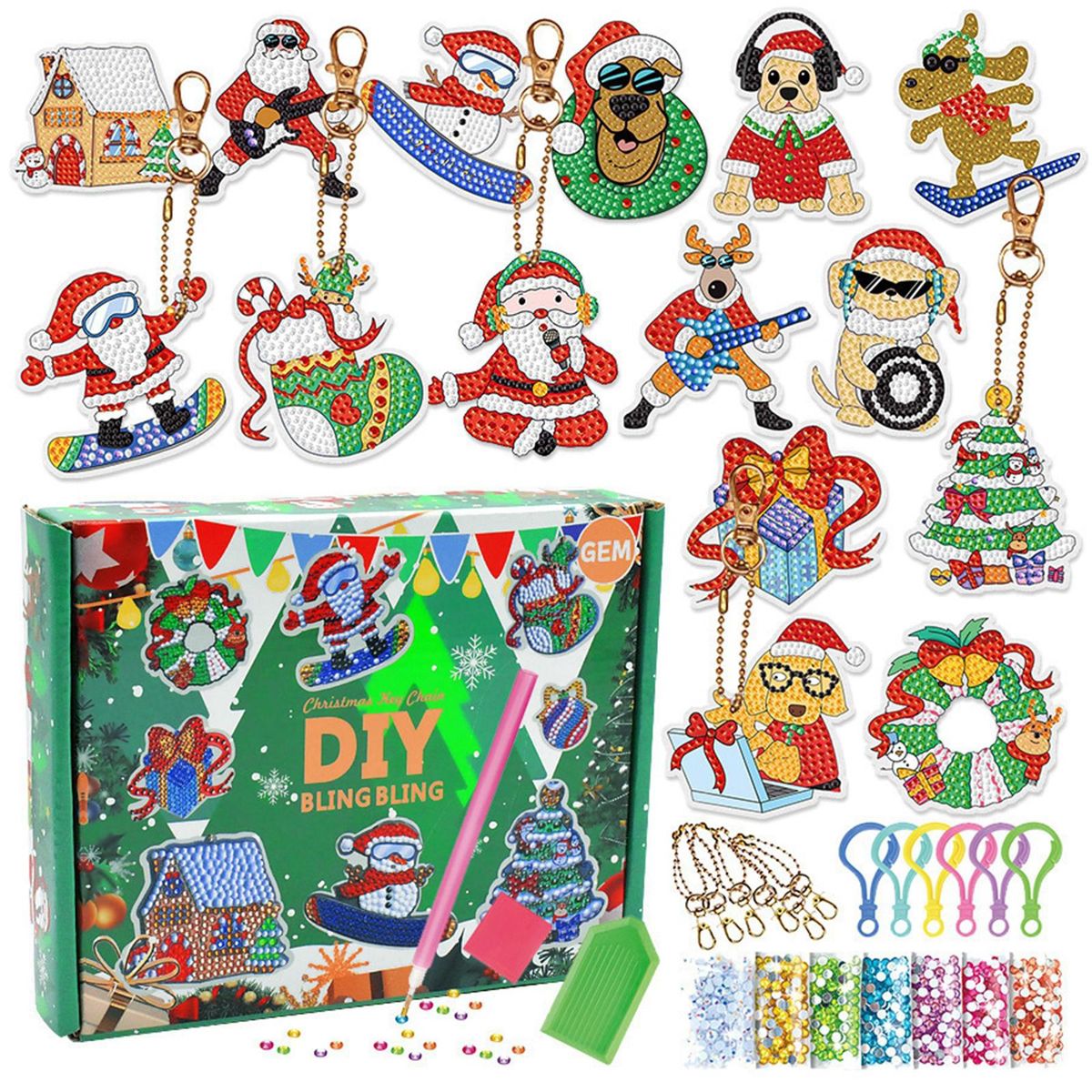 Mystery Keychains Painting Box For Kids And Adults Style A