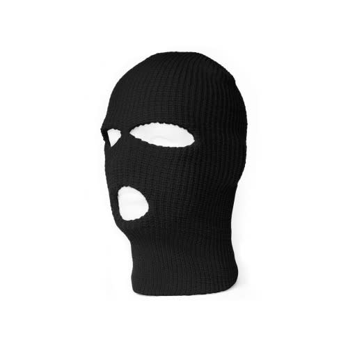 Balaclava Men's Full Face Black Wool Mask