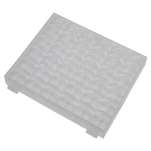 Bobbin Box With 36 Compartments And 36 Transparent Bobbins-White