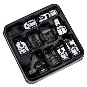11pc Domestic Sewing Machine Presser Foot Set