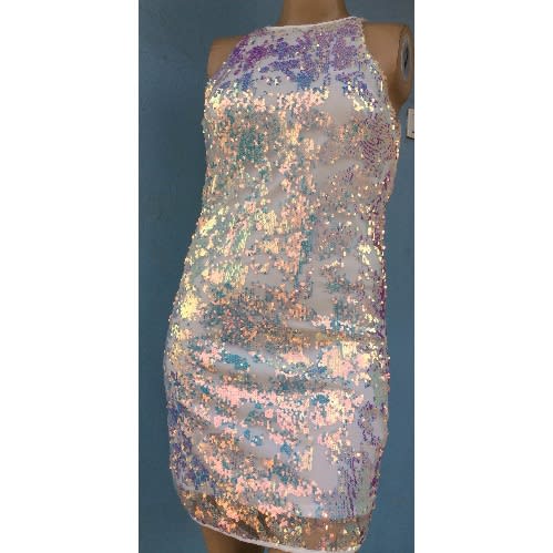 Sequenced Evening Dress - Gold