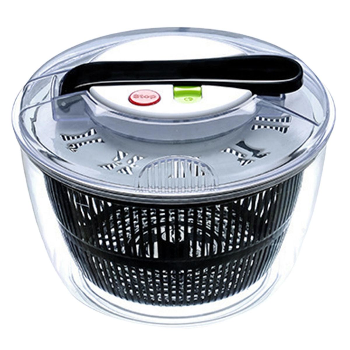 5l Capacity Vegetable Water Shaker 5l Multi-use Salad Spinner for Home Black