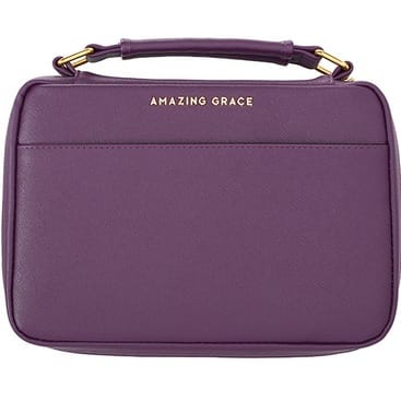 Bible Cover Lux-Leather Purse-Purple