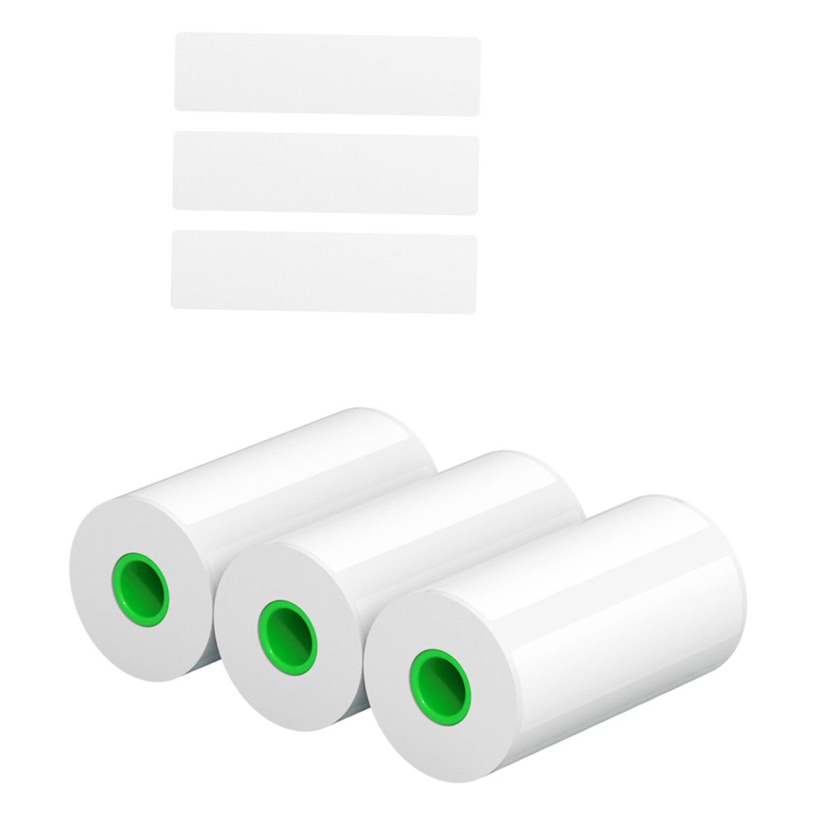 3 Rolls Label Thermal Paper Sticker Self-Adhesive