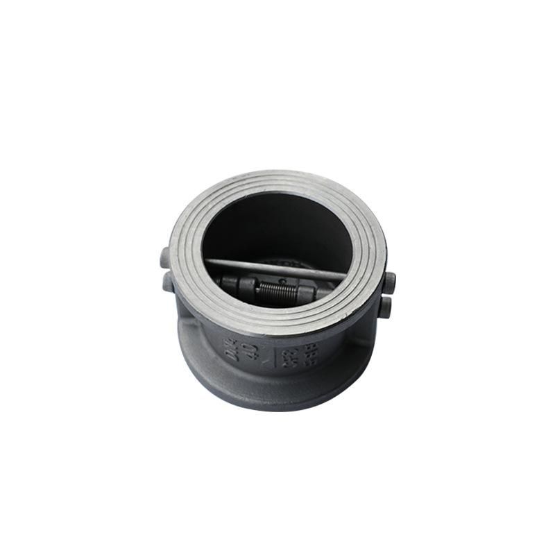 H76w Disc Check Valve 304/316 Wafer Check Valve 16p-25p Double Flap One-Way Reverse Check Valve