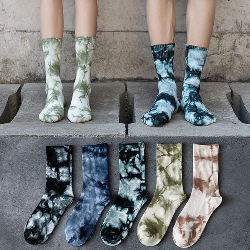 Women Men's High-Tube Socks,Basketball Hip-Hop Sports Long Socks (5 Pairs)