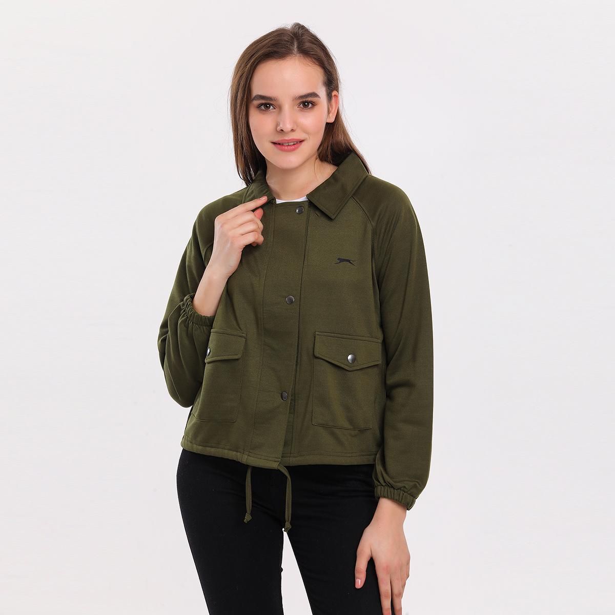MIYU Womens Sweatshirt - Khaki