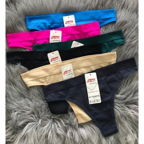 Ladies UnderwearCotton G-string 6 In 1