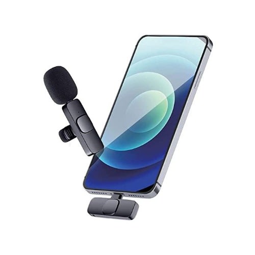 K8 Lightening Connector With  Noise Reduction Wireless Microphone For iPhone