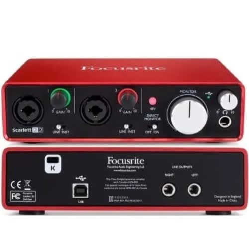 Scarlett 2i2Soundcard - 3rd Gen - USB Audio Interface