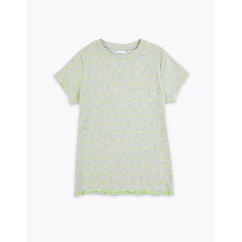 Palm Print Girls Top