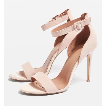 Morgan Ankle Strap Sandals - Nude
