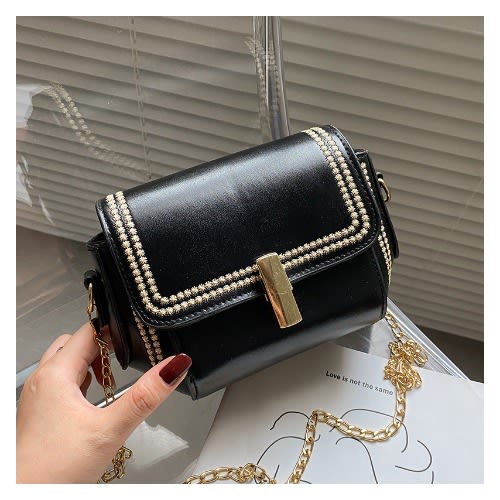 Ladies  Hand Bag- Black