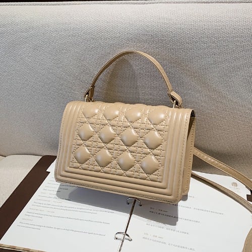Womens Handbag - Nude