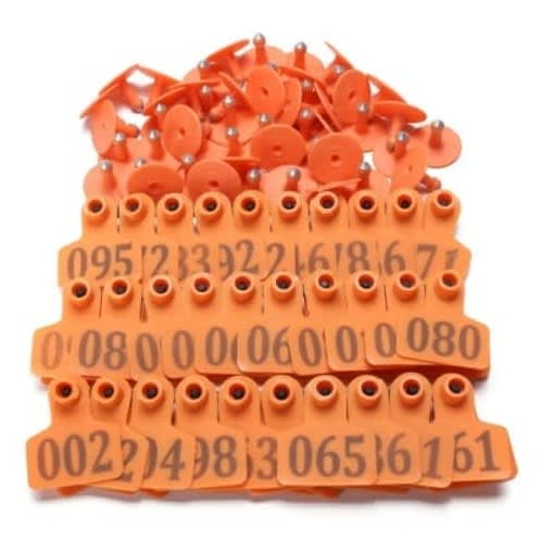Large Animal/cattle Ear Tag -100 Pieces