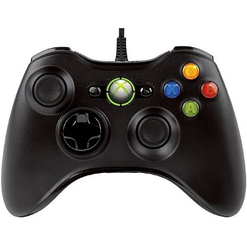 Xbox 360 Microsoft - Wired Controller - Black