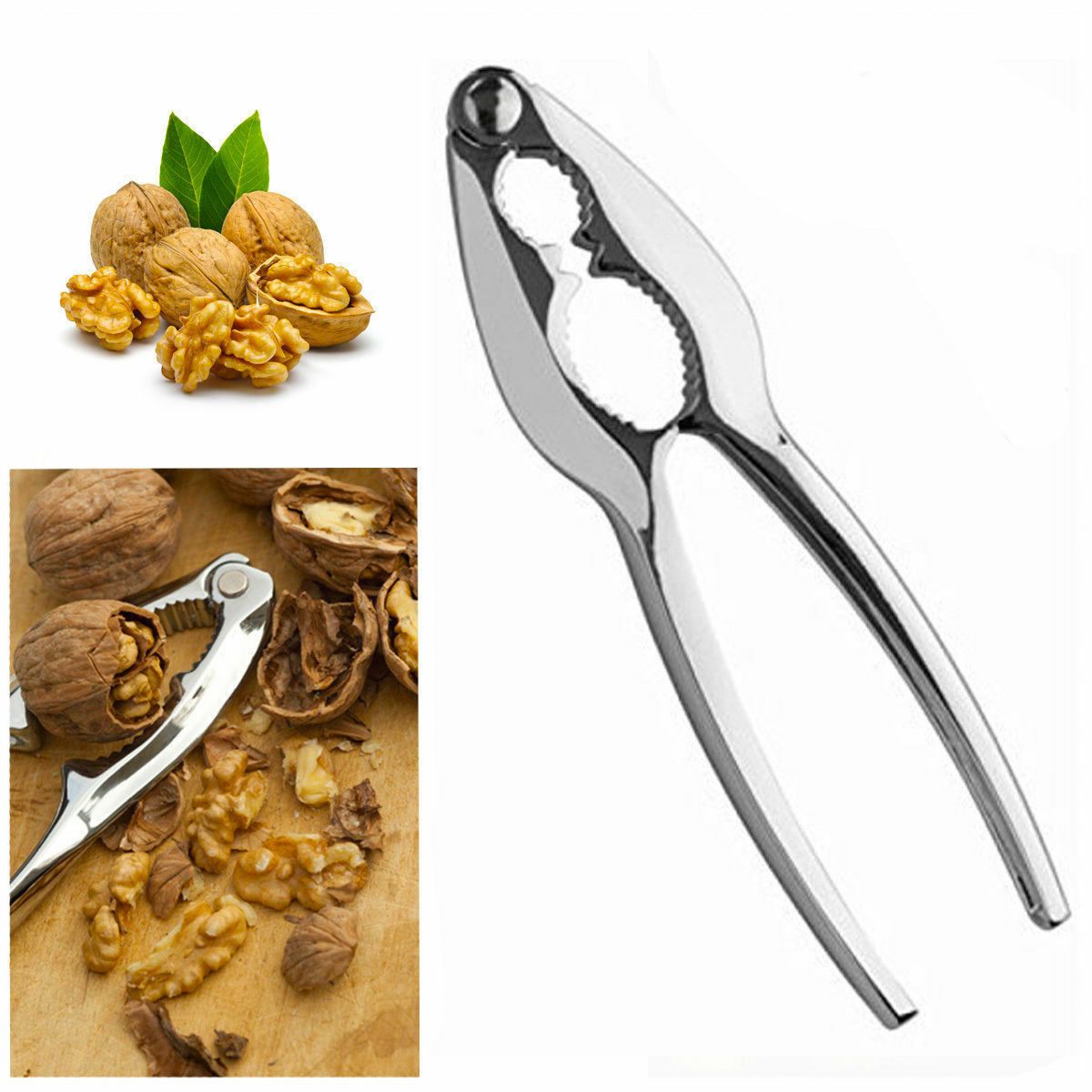 Aluminum Nutcracker Kitchen Quick Cracker Walnut Tool
