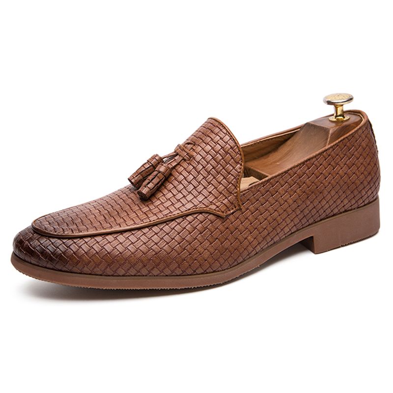 EUR Size 38-47 High Quality Formal Shoes Men Wedding Shoes Fashion Office Leather Shoes Brown