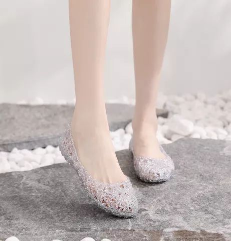 Casual Bling Female Mesh Slip On White With Style